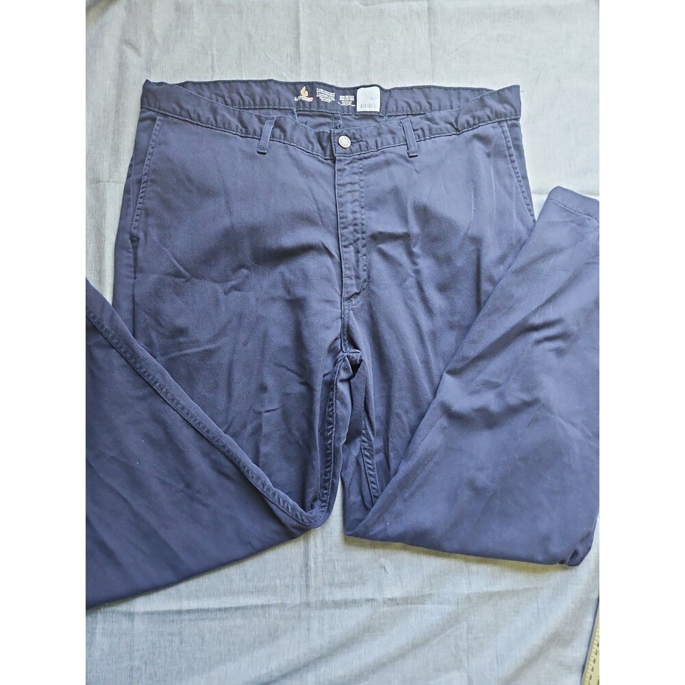 LAPCO FR Pants Mens 40x30 Blue Flame Resistant Moisture Management Chino‎ Work